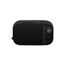 Хлібопічка Panasonic 550Вт, програм-30, макс.ваг -1.25кг, форма-прямокутник, метал, чорний