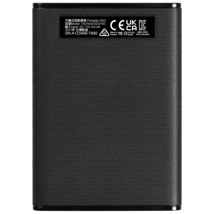 Портативний SSD Transcend  500GB USB 3.1 Gen 2 Type-C ESD270C