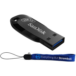 Накопичувач SanDisk   64GB USB 3.0 Type-A Ultra Shift Чорний
