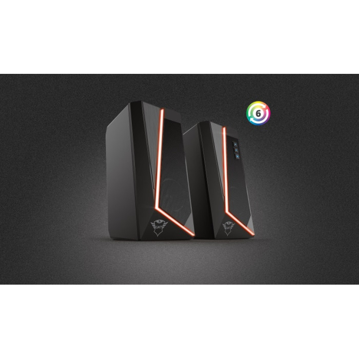 Акустична система Trust GXT 609 Zoxa 2.0, USB/AUX, RGB, чорний