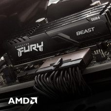 Пам'ять ПК Kingston DDR4 16GB KIT (8GBx2) 3200 FURY Beast