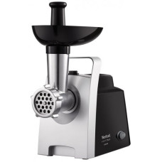 М'ясорубка Tefal HV1 7in1, 1400Вт, 1.7кг/хв, 3 решітки, насадка для ковбас, 3 терки, пластик, чорно-сріб.