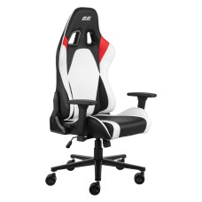 Крісло 2E GAMING BUSHIDO II, ПУ шкіра, 3D-Armrests, чорно-білий