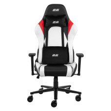 Крісло 2E GAMING BUSHIDO II, ПУ шкіра, 3D-Armrests, чорно-білий