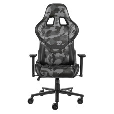 Крісло 2E GAMING HIBAGON II, ПУ шкіра, 3D-Armrests, чорно-зелений