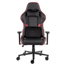 Крісло 2E GAMING HIBAGON II, ПУ шкіра, 3D-Armrests, чорно-червоний