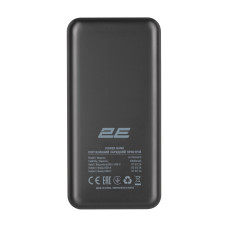 Акумулятор портативний літій-іонний Power Bank 2E 20000мА·год, PD, QC 18Вт, чорний