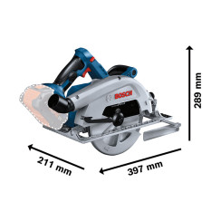 Пила дискова акумуляторна Bosch GKS 18V-68 C 18В 190мм 4кг без АКБ та ЗП