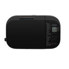 Хлібопічка Panasonic 550Вт, програм-28, макс.вага -1.25кг, форма-прямокутник, пластик, чорний
