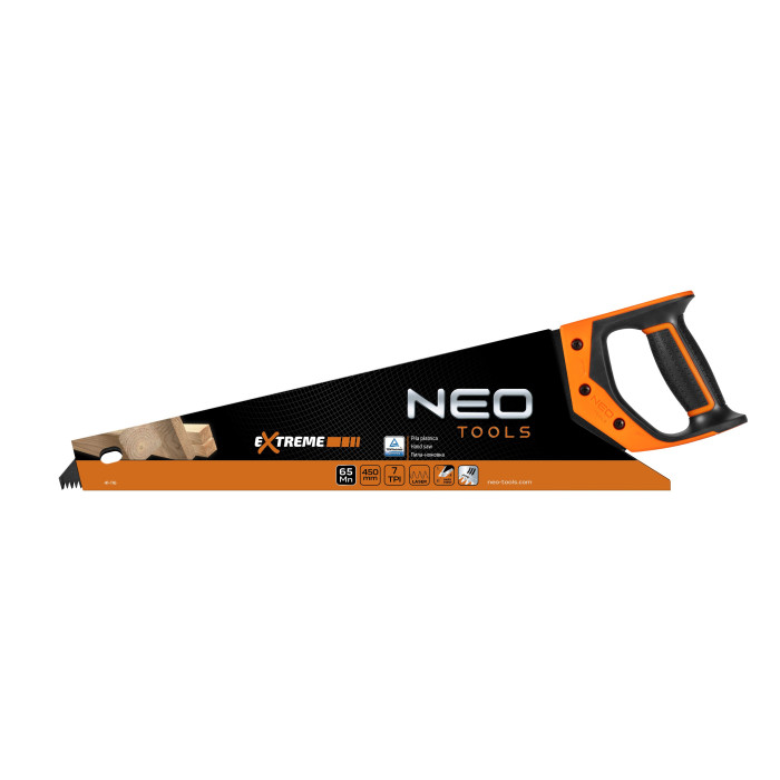 Ножівка по дереву Neo Tools Extreme, 450мм, 7TPI, PTFE