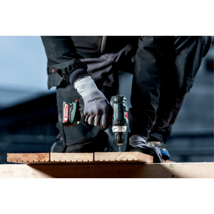 Шурупокрут-дриль акумуляторний Metabo PowerMaxx SB 12 Set 12В 2x2А·год 17·40Нм 0-360·0-1400об·хв 1.1кг