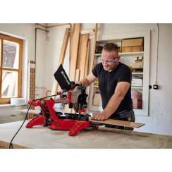 Пила торцовочна Einhell TC-SM 2534/1 Dual з протяжкою 2100Вт диск 250мм 14.3кг лазер