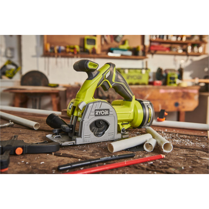 Пила дискова універсальна акумуляторна Ryobi R18MMS-0 ONE+ 18В 85мм 1.9кг без АКБ та ЗП
