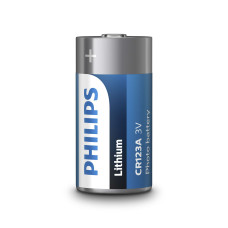 Батарейка Philips   літієва CR123A  блістер, 1 шт