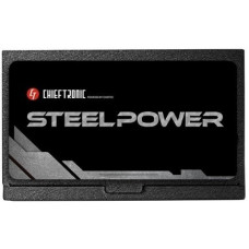 Блок живлення CHIEFTEC Steel Power  (650W), >85%, 80+ Bronze, 120мм, 1xMB 24pin(20+4), 2xCPU 8pin(4+4), 3xMolex, 6xSATA, 4xPCIe 8pin(6+2), Fully Modular
