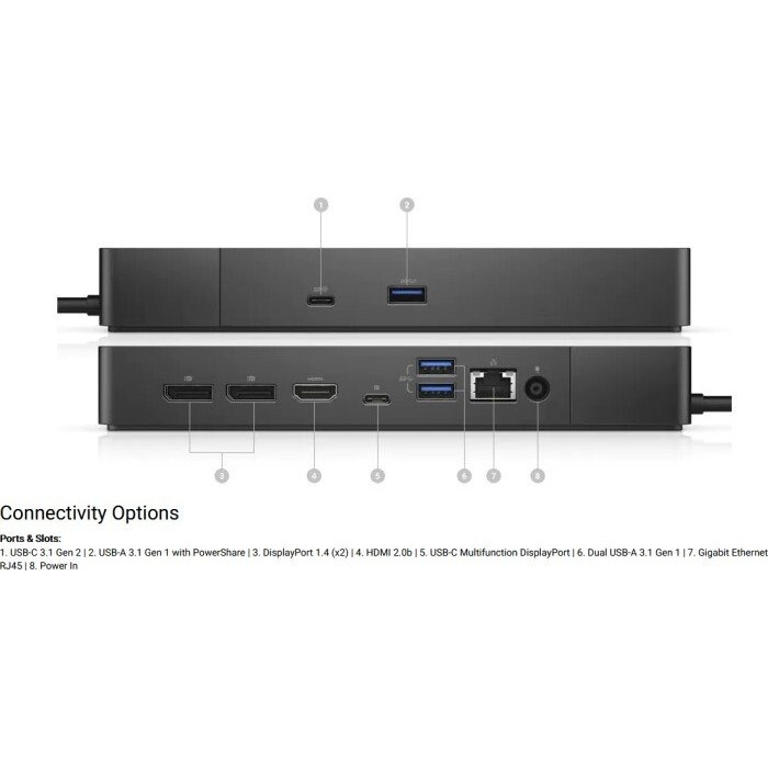 Порт-реплiкатор Dell WD19S, 130W