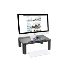 Підставка для монітора DIGITUS Ergonomic Monitor Riser, до 10кг, чорна