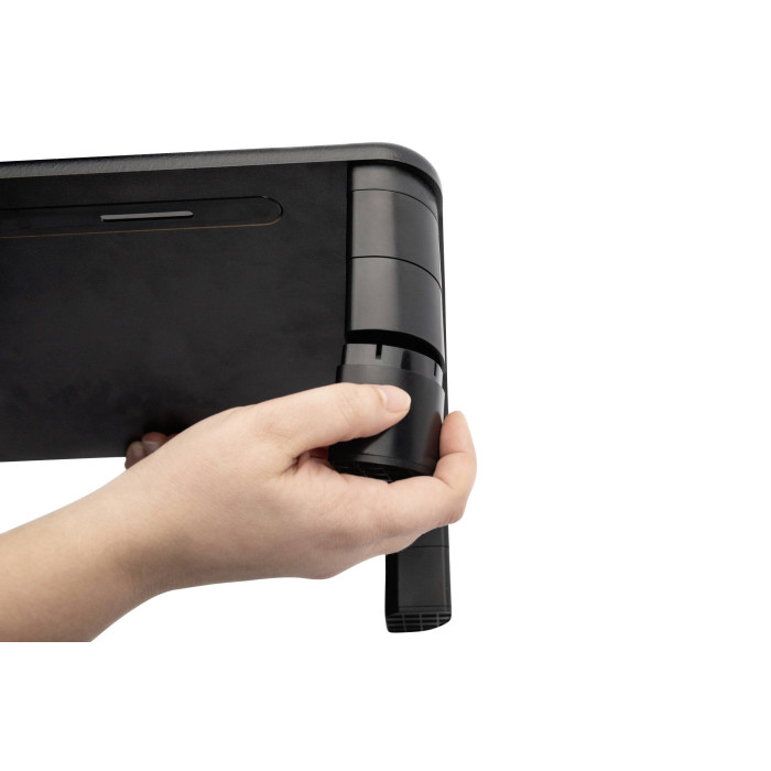 Підставка для монітора DIGITUS Ergonomic Monitor Riser, до 10кг, чорна
