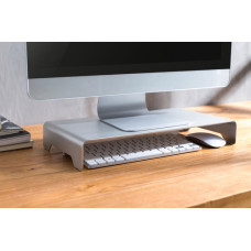 Підставка для монітора DIGITUS Aluminium Monitor Riser, до 10кг, чорна