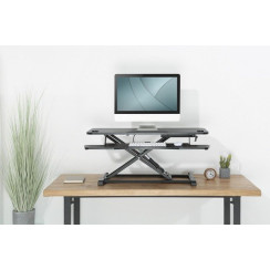 Підставка для монітора DIGITUS Ergonomic Workspace Riser, до 15кг, чорна