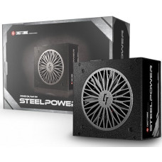 Блок живлення CHIEFTEC Steel Power  (750W), >85%, 80+ Bronze, 120мм, 1xMB 24pin(20+4), 2xCPU 8pin(4+4), 3xMolex, 6xSATA, 4xPCIe 8pin(6+2), Fully Modular