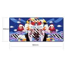 Ігрова поверхня Varmilo Lovebirds Blue, XL (900х400х3мм), синій