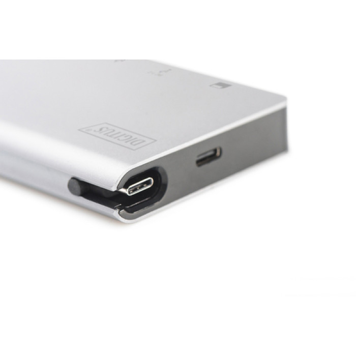 Хаб DIGITUS USB-C > HDMI/VGA/2xUSB-A/USB-C/SD/MicroSD/RJ54