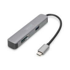 Хаб DIGITUS USB-C > HDMI/2xUSB-A/SD/MicroSD