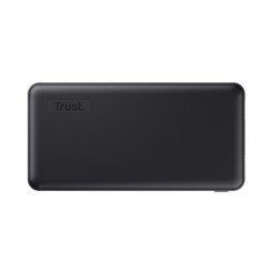 Акумулятор портативний літій-іонний power bank Trust Primo ECO, 15000мА·год, 2хUSB-A/USB-C, 15W, чорний