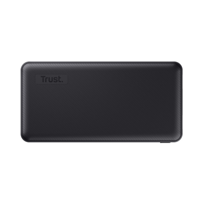 Акумулятор портативний літій-іонний power bank Trust Primo ECO, 15000мА·год, 2хUSB-A/USB-C, 15W, чорний