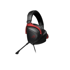 Гарнітура ігрова ASUS ROG Delta S Core, mini-jack/dual 3.5мм, 1.5м/1м, чорно-червоний