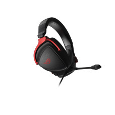 Гарнітура ігрова ASUS ROG Delta S Core, mini-jack/dual 3.5мм, 1.5м/1м, чорно-червоний