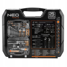 Набір інструментів Neo Tools, 143шт, універсальний, CrV та S2