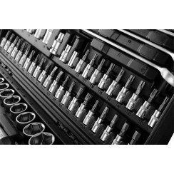 Набір інструментів Neo Tools, 1/2", 1/4", 3/8", 216шт, CrV