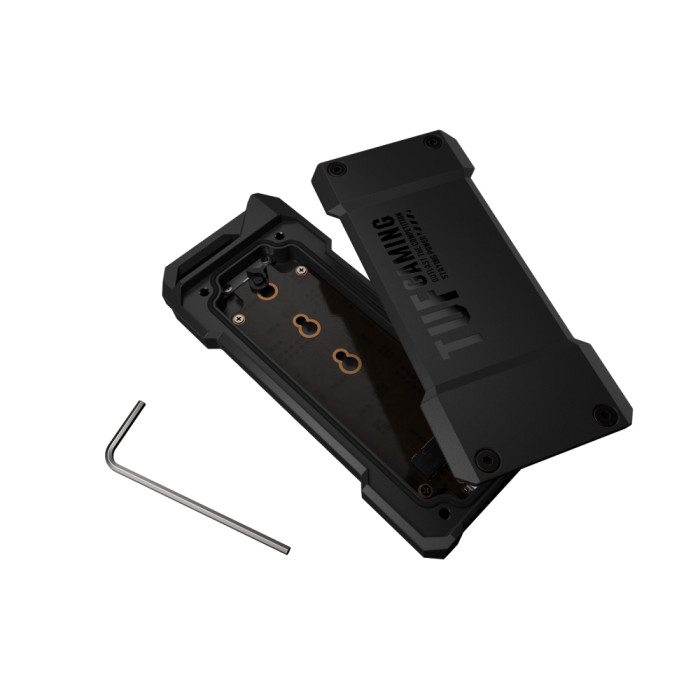 Портативний корпус ASUS для SSD TUF GAMING A1 ESD-T1A/BLK/G/AS PCIe NVMe M.2 2230/2242/2260/2280 USB Type-C 3.2 Gen 2x1