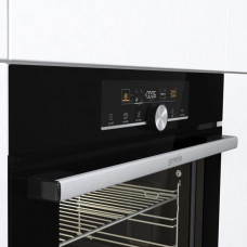 Духова шафа Gorenje духова електрична, 77л, A+, дисплей, піроліз, чорний