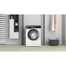 Пральна машина Whirlpool фронтальна, 6кг, 1200, A+++, 43см, дисплей, інвертор, люк чорний, білий