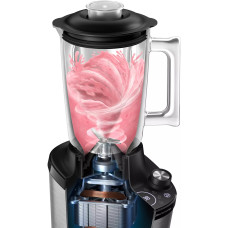 Блендер PHILIPS стаціонарний 1500Вт, чаша-2000мл, скло, чорний