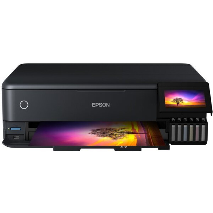 БФП ink color A3 Epson EcoTank L8180 32_33 ppm Duplex USB Ethernet Wi-Fi 6 inks Black Pigment