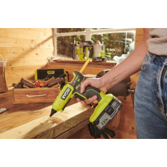 Пістолет клейовий Ryobi ONE+ RGL18-0 18В стрижні 11/12мм 200/130° без АКБ та ЗП