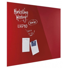 Дошка магнітно-маркерна 1200x900 червона Magnetoplan Glassboard-Red