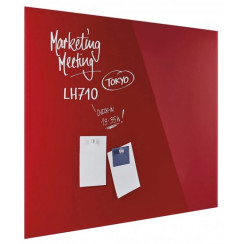 Дошка магнітно-маркерна 1200x900 червона Magnetoplan Glassboard-Red