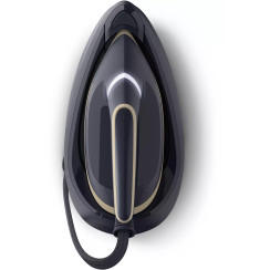 Праска-парогенератор Philips PerfectCare 6000 Series, 2400Вт, 1800мл, паровий удар -600гр, постійна пара - 130гр, нерж. сталь, синьо-золотий