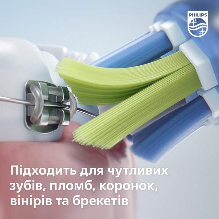 Щітка зубна електр. Philips, Sonicare DiamondClean Prestige 9900, 62т. колив/хв, насадок-1, SenseIQ, зарядний чохол, рожевий
