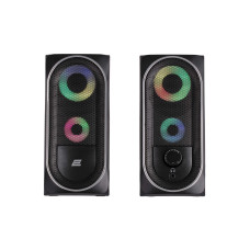 Акустична система 2E PCS234 RGB, 2.0, USB, Black