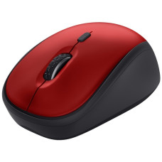 Миша Trust Yvi+ Silent ECO, WL, червоний