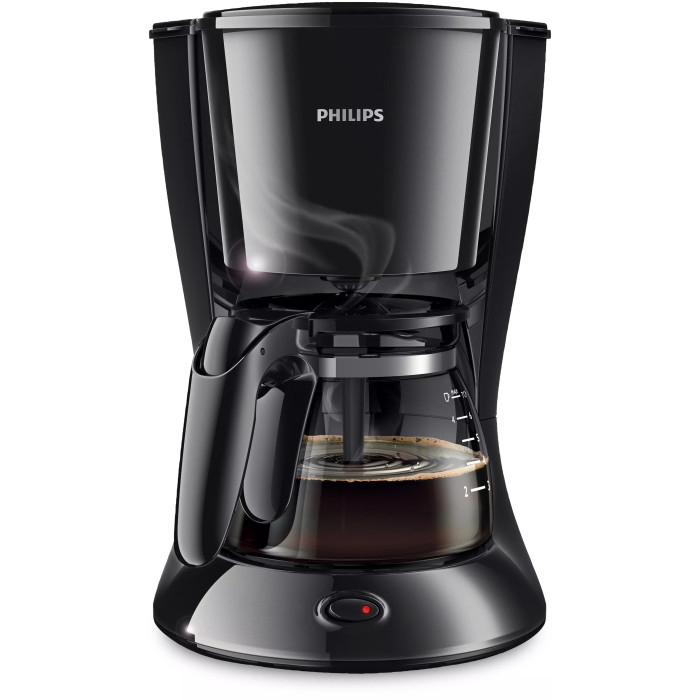 Кавоварка Philips крапельна Daily Collection 0.6л, мелена, чорний
