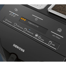 Кавомашина Siemens, 1.4л, зерно+мелена, автомат.капуч, LED-дисплей, авторецептів -5, чорний