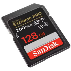 Карта пам'яті SanDisk SD  128GB C10 UHS-I U3 R200/W90MB/s Extreme Pro V30