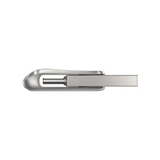 Накопичувач SanDisk  256GB USB 3.1 Type-A + Type-C Dual Drive Luxe Срібний